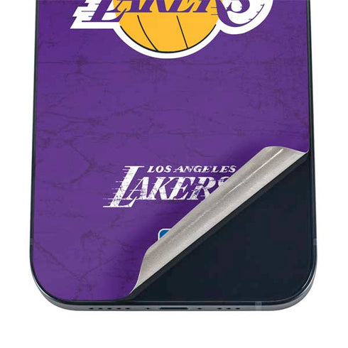 NBA Los Angeles Lakers Purple Primary Logo iPhone 17 Skin