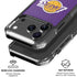 NBA Los Angeles Lakers Purple Primary Logo iPhone 18 Pro Clear Case
