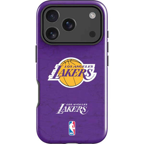 NBA Los Angeles Lakers Purple Primary Logo iPhone 18 Pro Impact Case