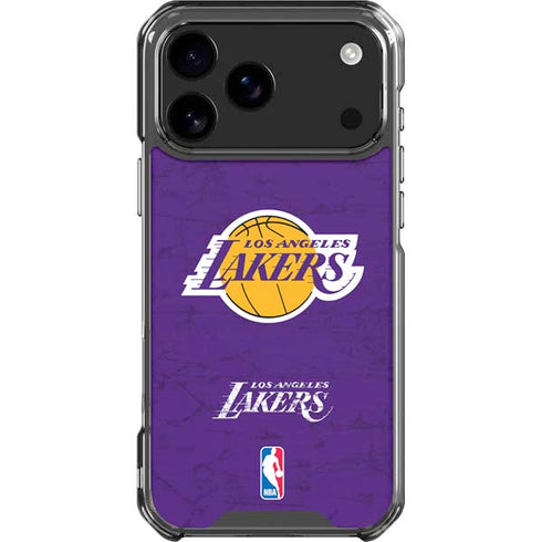 NBA Los Angeles Lakers Purple Primary Logo iPhone 18 Pro Max Clear Case