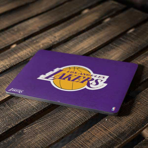 NBA Los Angeles Lakers Purple Primary Logo Apple MacBook Air Skin