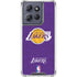 NBA Los Angeles Lakers Purple Primary Logo Moto G Power 5G (2025) Clear Case