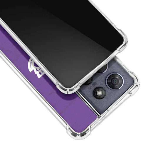 NBA Los Angeles Lakers Purple Primary Logo Moto G Power 5G (2025) Clear Case