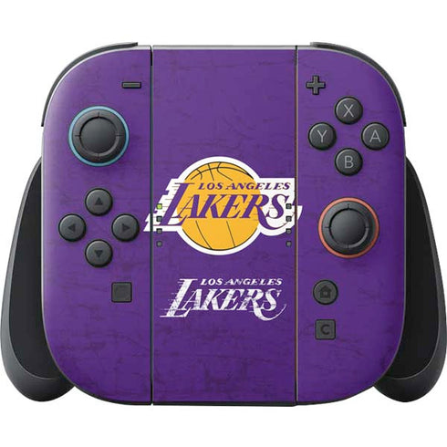 NBA Los Angeles Lakers Purple Primary Logo Nintendo Switch 2 (2025) Joy-Con Controller Skin