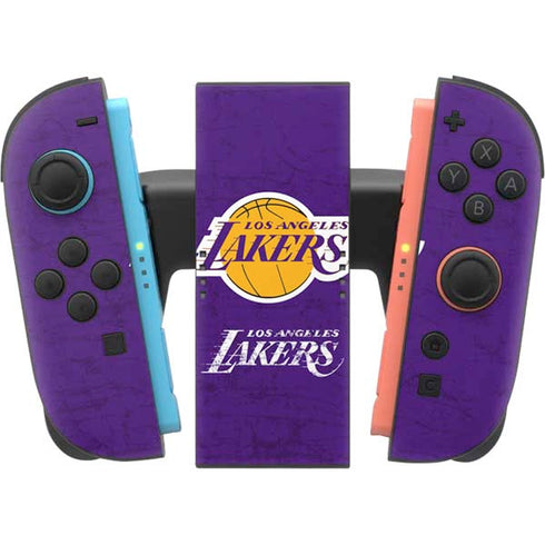 NBA Los Angeles Lakers Purple Primary Logo Nintendo Switch 2 (2025) Joy-Con Controller Skin