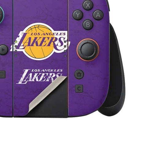 NBA Los Angeles Lakers Purple Primary Logo Nintendo Switch 2 (2025) Joy-Con Controller Skin