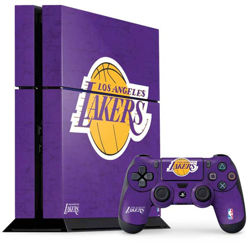 NBA Los Angeles Lakers Purple Primary Logo PlayStation PS4 Skins