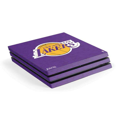 NBA Los Angeles Lakers Purple Primary Logo PlayStation PS4 Skins