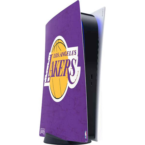 NBA Los Angeles Lakers Purple Primary Logo PlayStation PS5 Skins