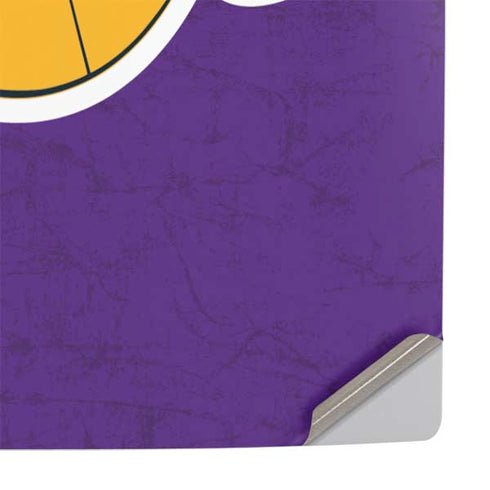 NBA Los Angeles Lakers Purple Primary Logo PS5 Pro Console Skin