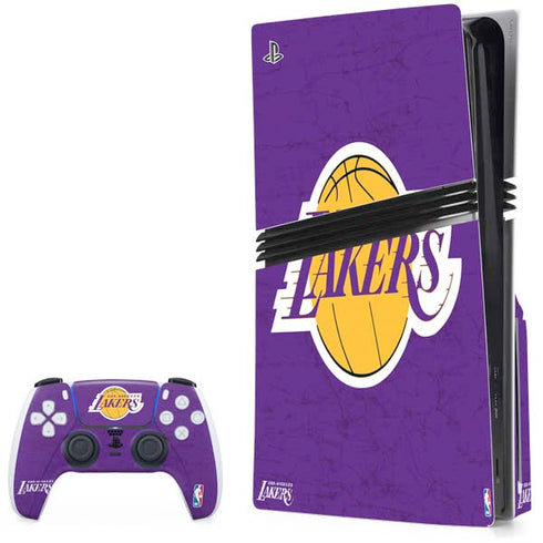 NBA Los Angeles Lakers Purple Primary Logo PlayStation PS5 Skins