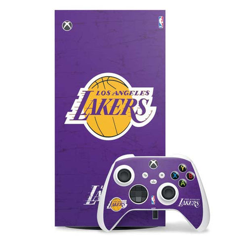 NBA Los Angeles Lakers Purple Primary Logo Xbox Series X Skins