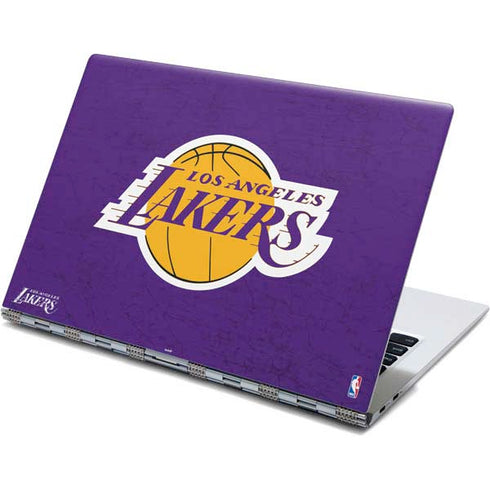 NBA Los Angeles Lakers Purple Primary Logo Yoga 910 2-in-1 14in Touch-Screen Skin