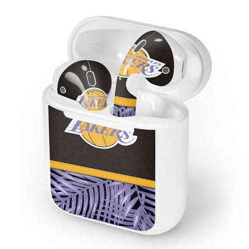 NBA Los Angeles Lakers Retro Palms Apple AirPods Skin