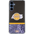 NBA Los Angeles Lakers Retro Palms Galaxy A55 5G Clear Case