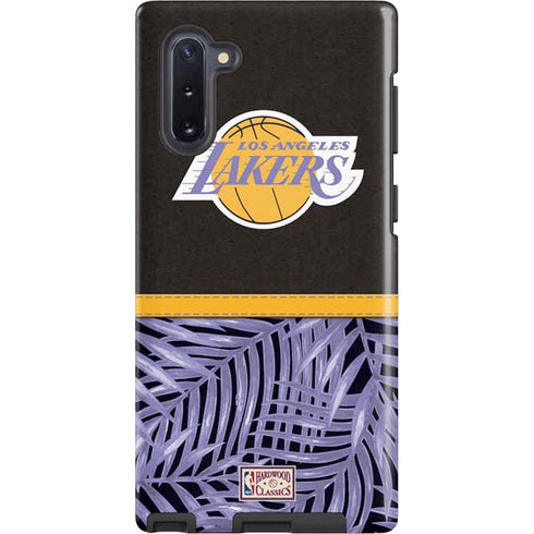NBA Los Angeles Lakers Retro Palms Galaxy Cases