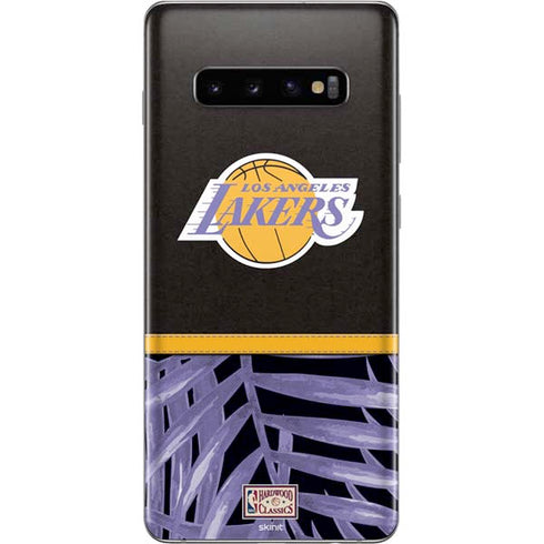 NBA Los Angeles Lakers Retro Palms Galaxy S10 Plus Skin