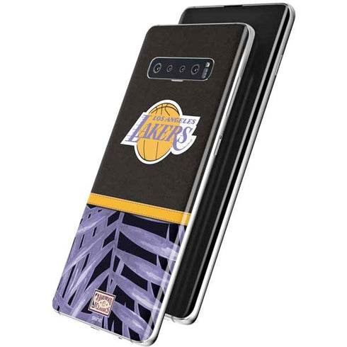 NBA Los Angeles Lakers Retro Palms Galaxy S10 Skin