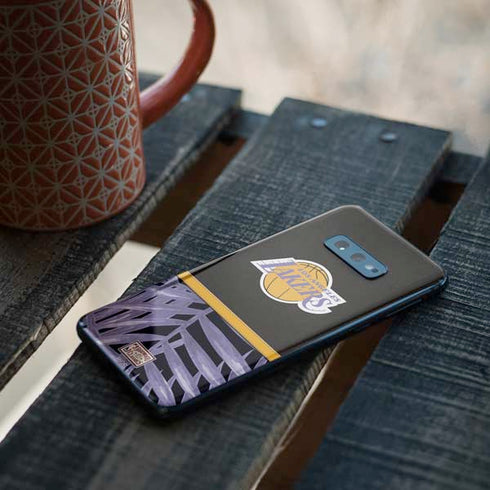 NBA Los Angeles Lakers Retro Palms Galaxy S10e Skin