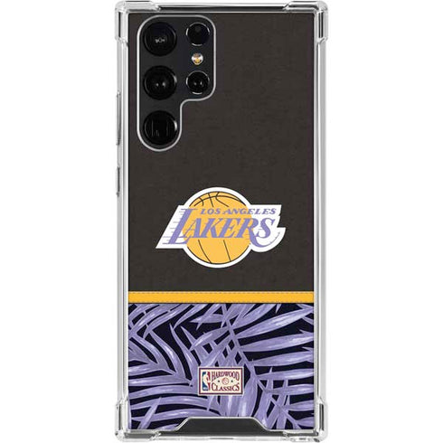 NBA Los Angeles Lakers Retro Palms Galaxy S23 Ultra Clear Case