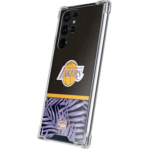NBA Los Angeles Lakers Retro Palms Galaxy S23 Ultra Clear Case