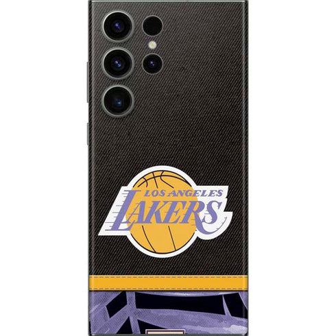 NBA Los Angeles Lakers Retro Palms Galaxy Skins