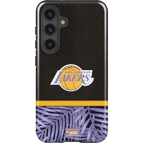 NBA Los Angeles Lakers Retro Palms Galaxy S25 Impact Case
