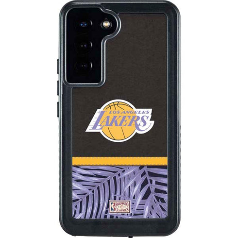 NBA Los Angeles Lakers Retro Palms Galaxy S24 Plus Waterproof Case