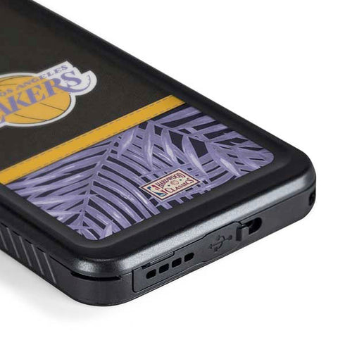 NBA Los Angeles Lakers Retro Palms Galaxy S24 Plus Waterproof Case