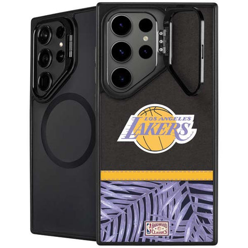 NBA Los Angeles Lakers Retro Palms Galaxy S25 Ultra Kickstand Case