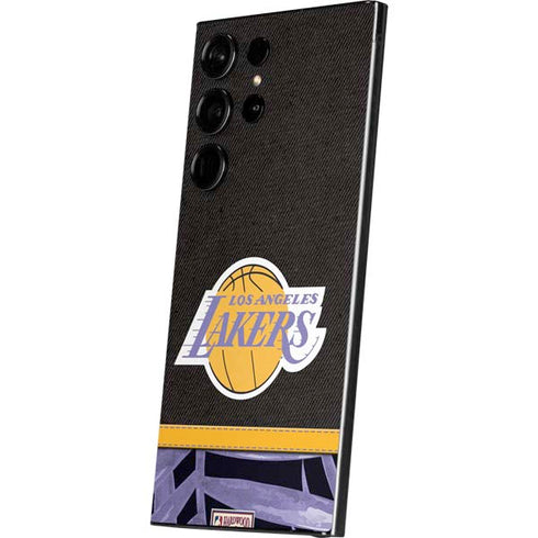 NBA Los Angeles Lakers Retro Palms Galaxy S25 Ultra Skin