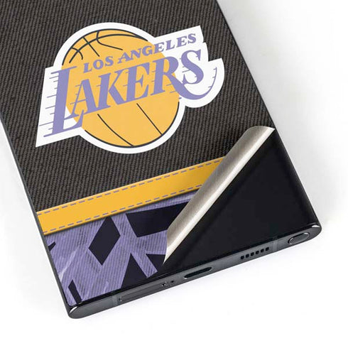 NBA Los Angeles Lakers Retro Palms Galaxy S25 Ultra Skin