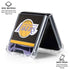 NBA Los Angeles Lakers Retro Palms Galaxy Z Flip6 Clear Case