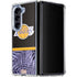 NBA Los Angeles Lakers Retro Palms Galaxy Z Fold5 5G Clear Case