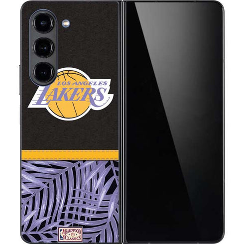 NBA Los Angeles Lakers Retro Palms Galaxy Z Fold5 5G Skin