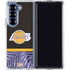 NBA Los Angeles Lakers Retro Palms Galaxy Z Fold6 Clear Case