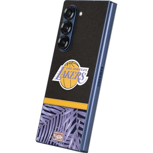 NBA Los Angeles Lakers Retro Palms Galaxy Z Fold6 Skin