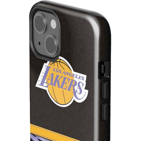 NBA Los Angeles Lakers Retro Palms iPhone 15 Impact Case