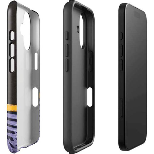 NBA Los Angeles Lakers Retro Palms iPhone 16 Impact Case