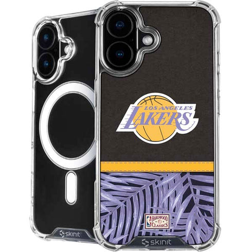 NBA Los Angeles Lakers Retro Palms iPhone 16 MagSafe Case