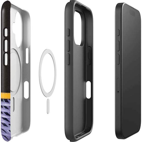 NBA Los Angeles Lakers Retro Palms iPhone 16 Magsafe Impact Case