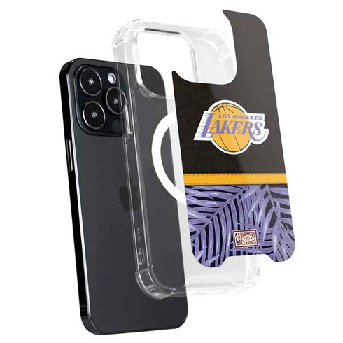 NBA Los Angeles Lakers Retro Palms iPhone 16 Pro MagSafe Case
