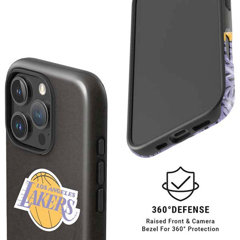 NBA Los Angeles Lakers Retro Palms iPhone 16 Pro Magsafe Impact Case