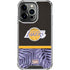 NBA Los Angeles Lakers Retro Palms iPhone 16 Pro Max Clear Case