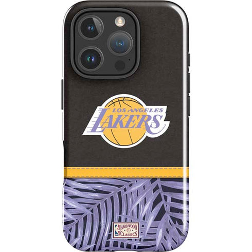 NBA Los Angeles Lakers Retro Palms iPhone 16 Pro Max Impact Case