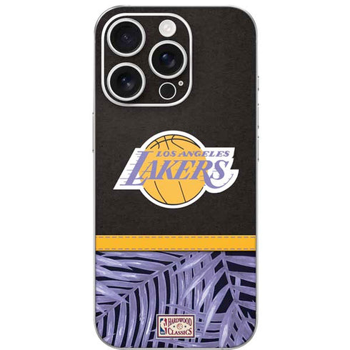 NBA Los Angeles Lakers Retro Palms iPhone 16 Pro Skin