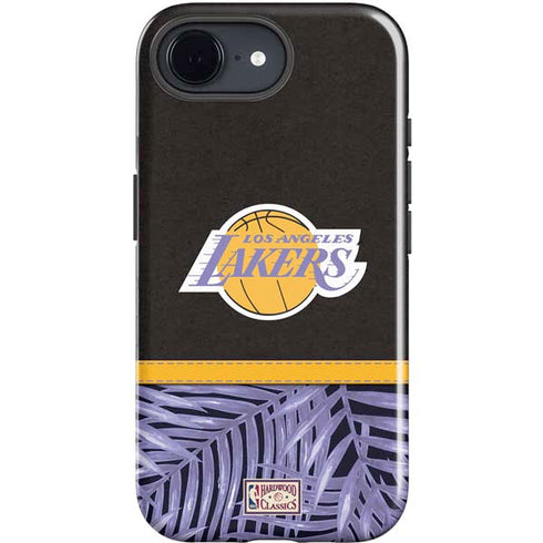 NBA Los Angeles Lakers Retro Palms iPhone 16e Impact Case