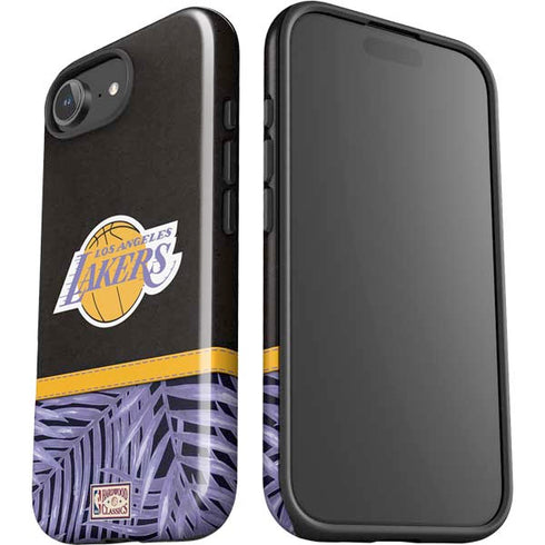 NBA Los Angeles Lakers Retro Palms iPhone 16e Impact Case