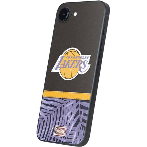 NBA Los Angeles Lakers Retro Palms iPhone 16e Skin