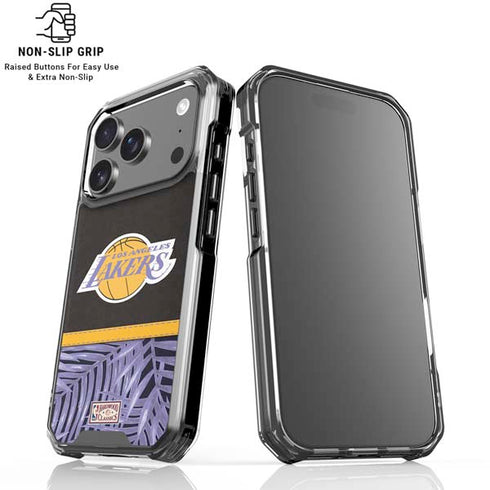 NBA Los Angeles Lakers Retro Palms iPhone 18 Pro Clear Case